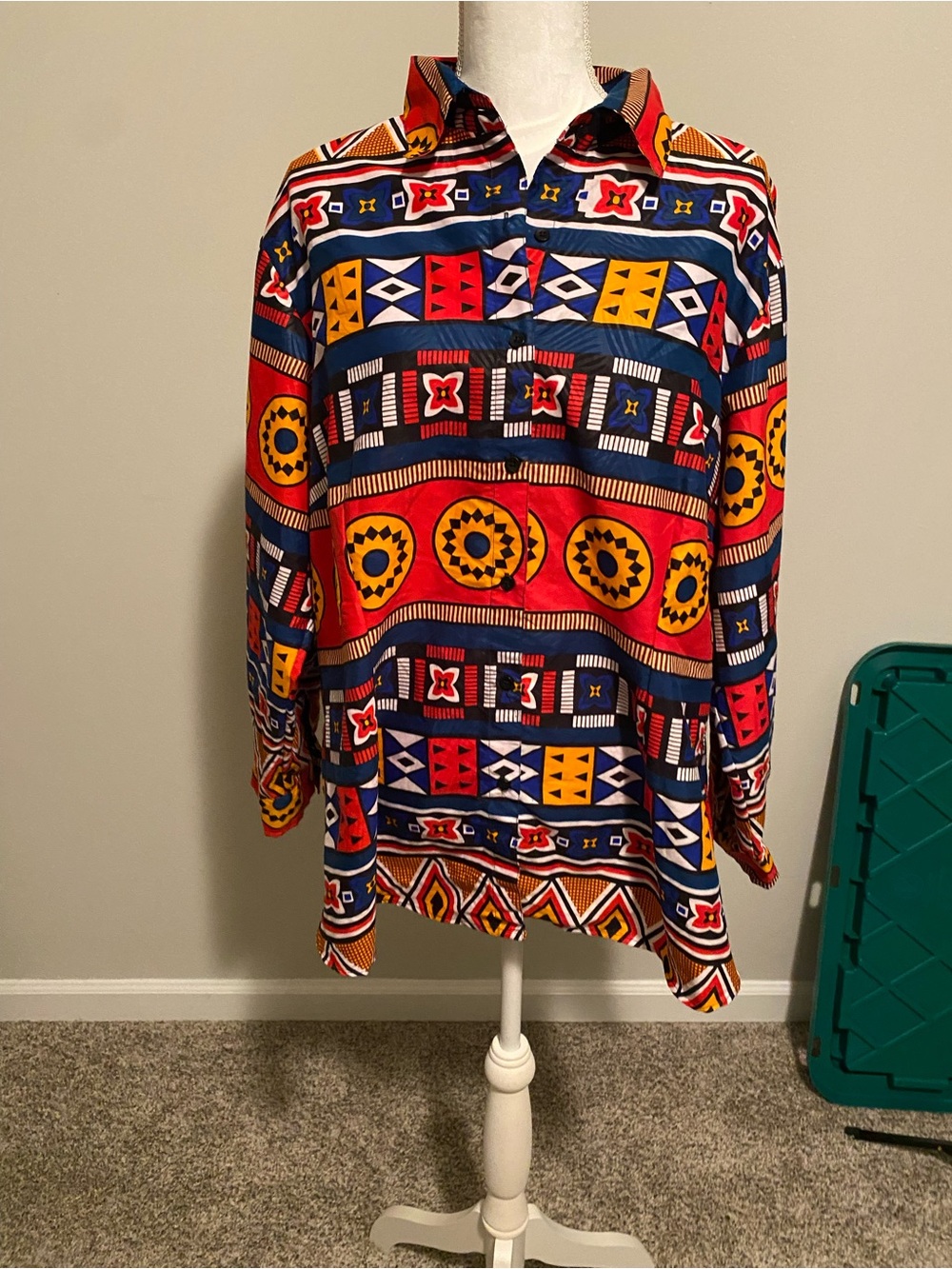 Lapoogee Geometric & Multi-Color Pattern Matching Set Size 3XL - Picture 7 of 12